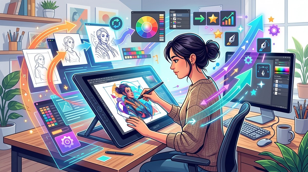 Boost Your Digital Illustration Skills with Proven Workflow Tips