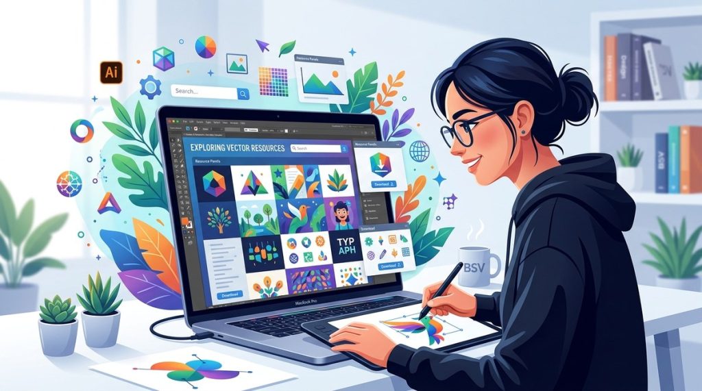 Exploring the Best Free Vector Resources for Creative Projects