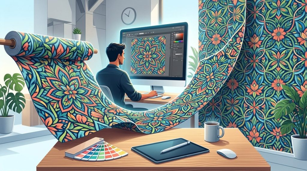 How to Create Seamless Vector Patterns for Fabric and Wallpaper
