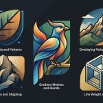 5 Vector Art Techniques for Adding Depth and Texture Without Raster Elements