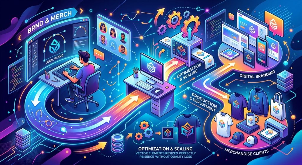 How to Build a Scalable SVG Workflow for Branding and Merch Clients