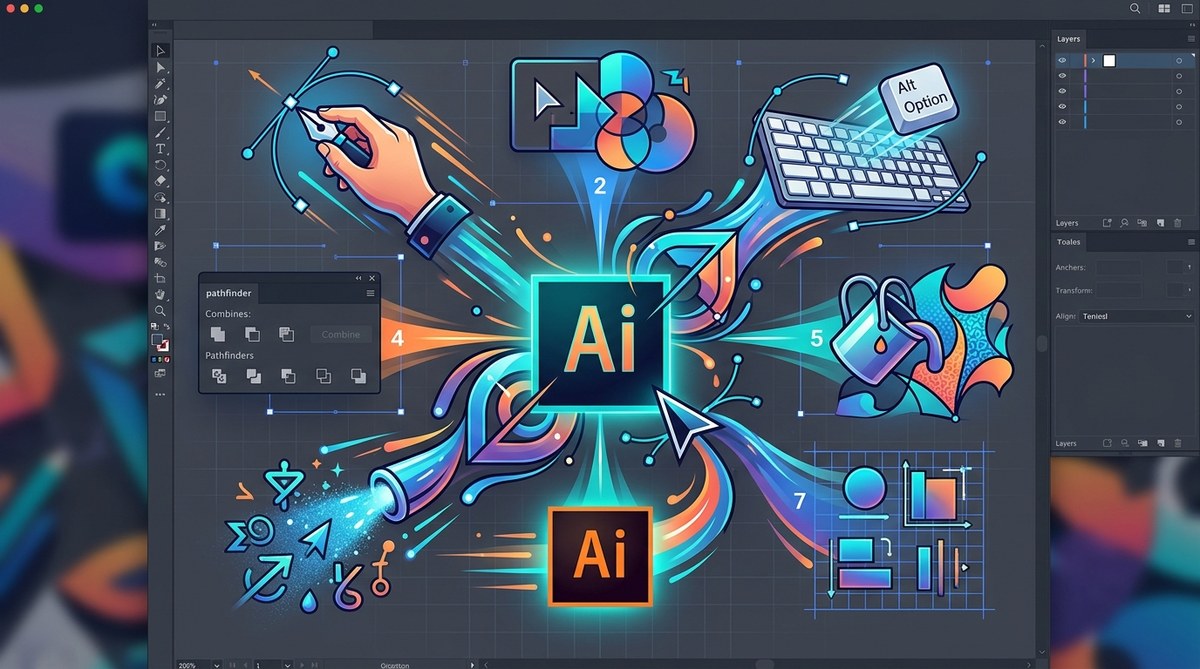 7 Vector Art Shortcuts in Adobe Illustrator That Will Save You Hours